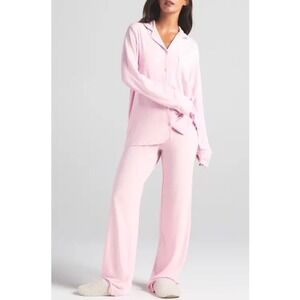 SKIMS Light Pink Pajama Set